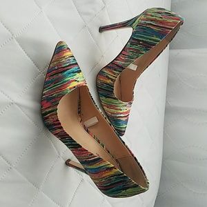 multi colored shoes. Gently used.